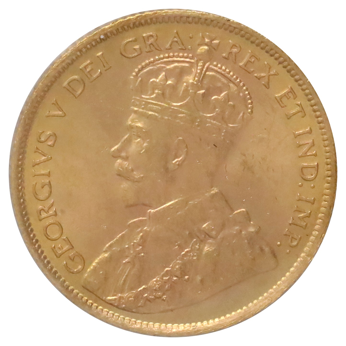 1914 Canada $5 Gold ICCS Certified MS62