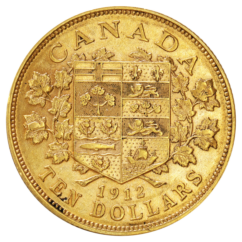 1913 Canada $10 Gold VF-EF (VF30)