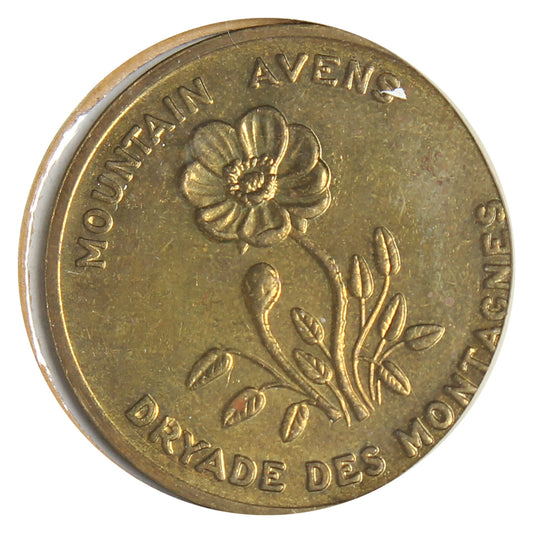Northwest Territories Mountain Avens Shell Oil Medallion