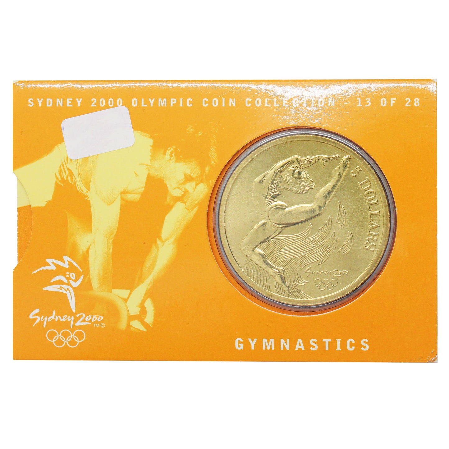 Australia Sydney 2000 $5 Olympic Coin Collection: Gymnastics in Card