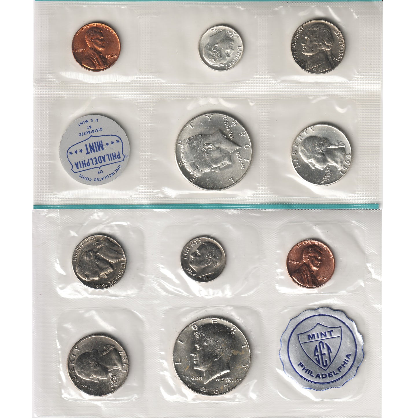 Lot of 1964, 1967 & 1969 USA Proof & Mint Sets (See Description)