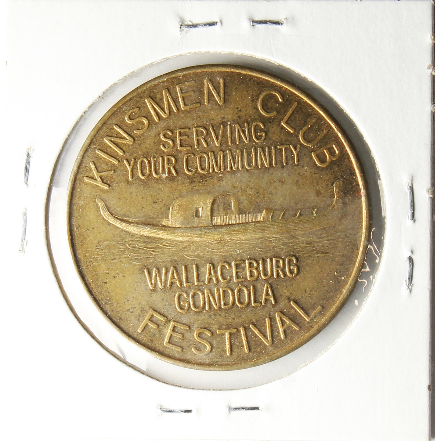 1968 Wallaceburg, ON, Kinsmen Club Medallion: Gondola Festival