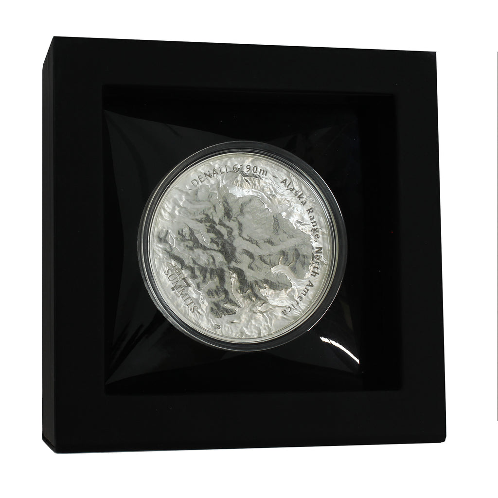 Cook Islands 2016 $25 The 7 Summits: Denali 5oz. Fine Silver (No Tax)