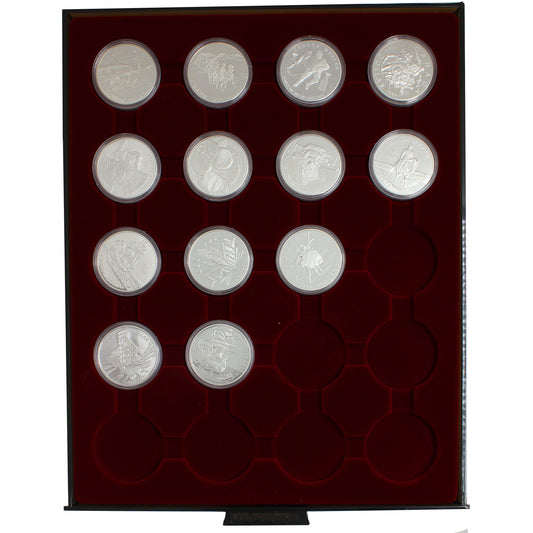 Lot of 13x 1991-2003 Canada Proof Silver Dollars, 13Pcs in Coin Tray