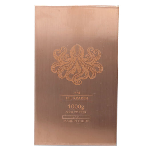 The Hampshire Mint Kraken 1000g (KILO) .999 Fine Copper