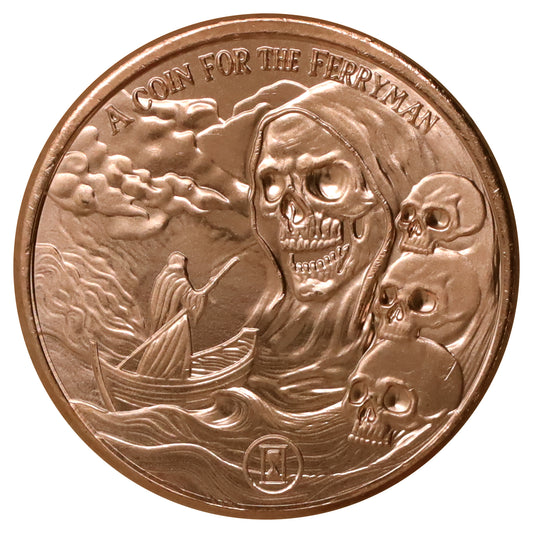 A Coin for the Ferryman 1oz. .999 Fine Copper