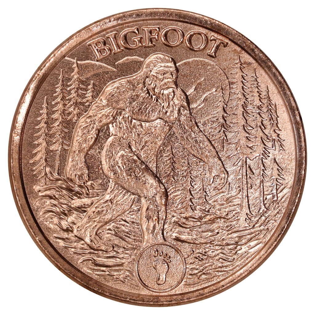 Tales of Old: Bigfoot 1oz. .999 Fine Copper