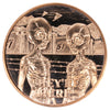 They're Here (Space Aliens) 1oz .999 Fine Copper Round