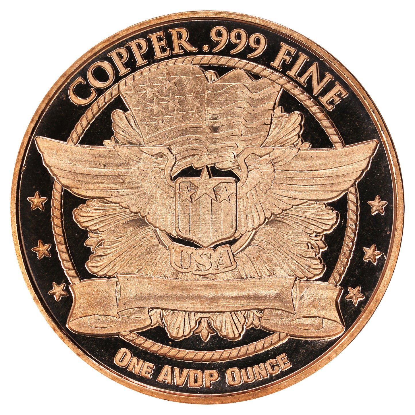 They're Here (Space Aliens) 1oz .999 Fine Copper Round