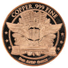 Trump Fight 1oz .999 Fine Copper Round