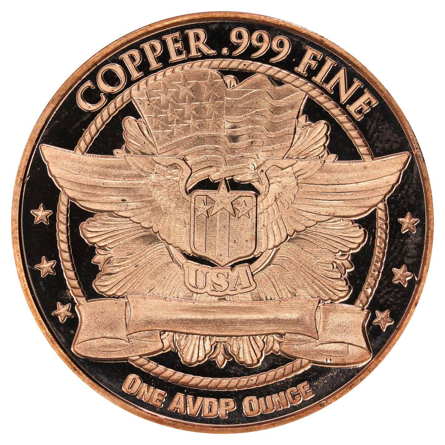 Trump Fight 1oz .999 Fine Copper Round