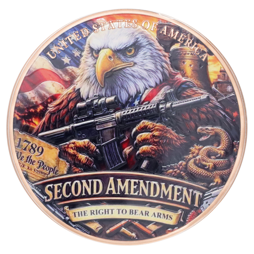 The 2nd Amendment KILO .999 Fine Copper Medal