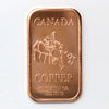 Map of Canada 1oz .999 Fine Copper Bar