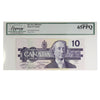 BC-57a 1989 Canada $10 Thiessen-Crow, BDA Legacy Certified CUNC-65 PPQ