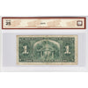 BC-21b 1937 Canada $1 Gordon-Towers, Narrow Panel, H/A, BCS Certified VF25
