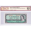 BC-37dA 1954 Canada $1 Lawson-Bouey, Modified, Replacement, *X/F BCS Cert. CUNC63 Orig.