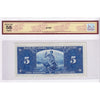 BC-23b 1937 Canada $5 Gordon-Towers, J/C BCS Certified AU55 Original