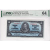 BC-23b 1937 Canada $5 Gordon-Towers, R/C PMG Certified CUNC64