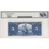 BC-23c 1937 Canada $5 Coyne-Towers, E/S Legacy Certified AU58 PPQ