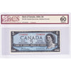 CPM-39b 1954 Canada $5 Beattie-Rasminsky, Modified, F/X BCS Certified UNC-60 Original
