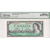 BC-37bA 1954 Canada $1 Beattie-Rasminsky, Replacement, *H/Y Legacy Certified CUNC63 PPQ