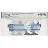 BC-56aA 1986 Canada $5 Crow-Bouey, Replacement, ENX w/ YBPN Legacy Certified CUNC64 PPQ