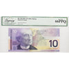BC-63b 2001 Canada $10 Knight-Dodge, Printed in 2001, FDZ Legacy Certified GUNC66 PPQ