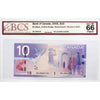 BC-68aA 2005 Canada $10 J-D, Replacement, 2007, BTL (3.00M-3.20M) BCS Cert. GUNC66 Orig.