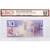 BC-68a-N1-iii 2005 Canada $10 J-D, 2007, 3 Digit RADAR BTN1585851 BCS Cert. CUNC62 Orig.