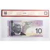 BC-68bA 2005 Canada $10 J-C, Replacement, 2008, BFH (1.40M-1.44M) BCS Cert. GUNC66 Orig.
