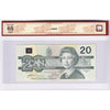 BC-58a 1991 Canada $20 Thiessen-Crow, EIH BCS Certified GUNC65 Original