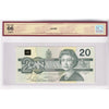 BC-58b 1991 Canada $20 Bonin-Thiessen, ESR, BCS Certified GUNC66 Original