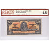 BC-26a 1937 Canada $50 Osborne-Towers, Changeover, A/H BCS Certified F15