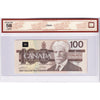 BC-60a 1988 Canada $100 Thiessen-Crow, AJY BCS Certified AU58 Original