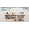 BC-60d 1988 Canada $100 Knight-Dodge, BJW Legacy Certified GUNC66 PPQ
