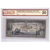 75-16-02-06 1917 Canadian Bank of Commerce $10 W-A, White Background, B, BCS Cert VF-20