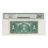 BC-21c 1937 Canada $1 Gordon-Towers, Wide Signature Panel, J/M Legacy Certified AU58 PPQ
