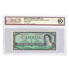 BC-37bA 1954 Canada $1 B-R, Modified, Replacement, *A/Y BCS Certified UNC60 Original