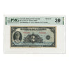 BC-4 1935 Canada $2 Osborne-Towers, French, Check Letter A, PMG Certified VF30