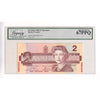 BC-55aS 1986 Canada $2 Crow-Bouey, Specimen 0703, ARG Legacy Certified GUNC67 PPQ