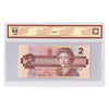BC-55c-i-N1-iii 1986 Canada $2 B-T, 3 Digit RADAR EGS9656569 BCS Cert CUNC63 Original