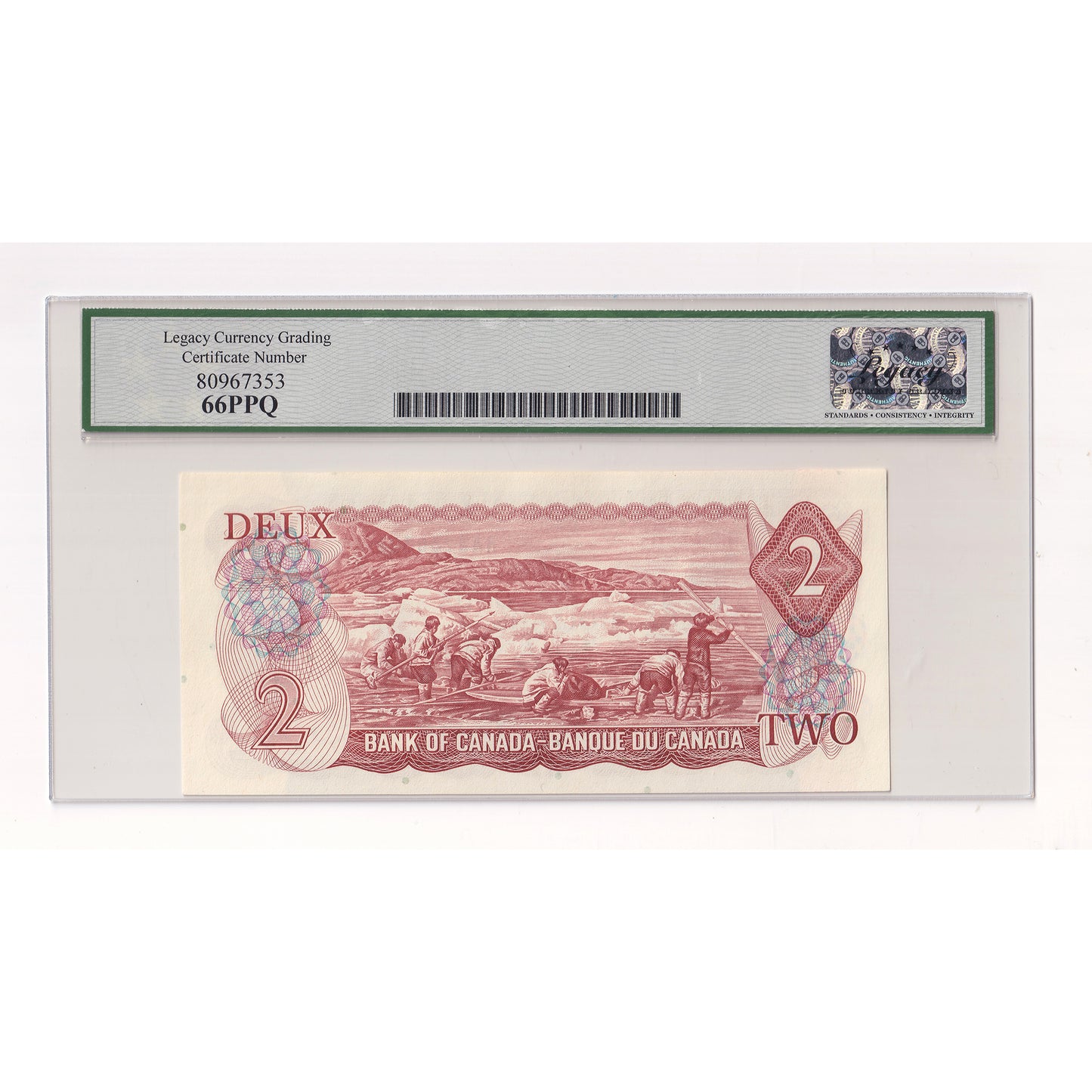 BC-47a 1974 Canada L-B, Two Letter, 3 Digit RADAR RA2230322 Legacy Certified GUNC66 PPQ