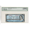 BC-39bA 1954 Canada $5 B-R, Modified, Replacement, *V/S Legacy Certified CUNC64 PPQ