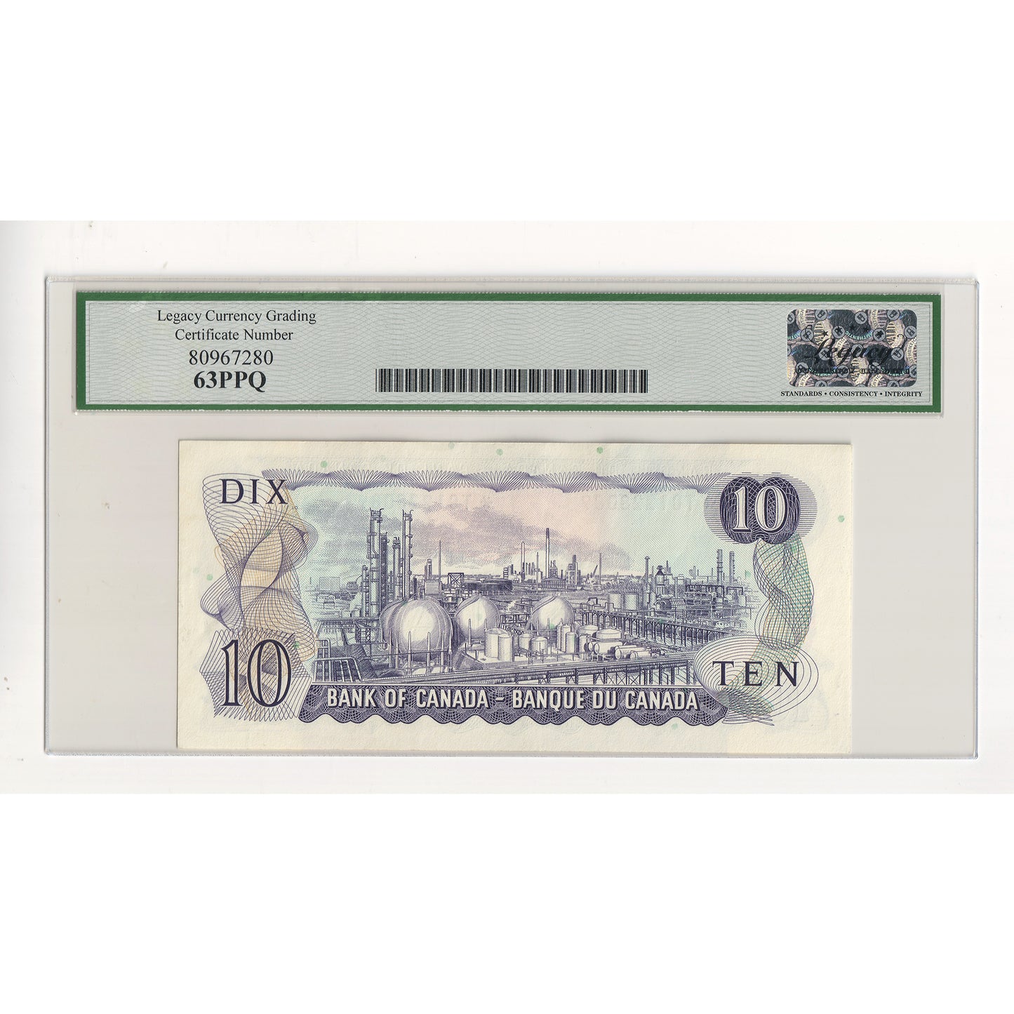 BC-49cA 1971 Canada $10 Lawson-Bouey, Replacement, *TC Legacy Certified CUNC63 PPQ