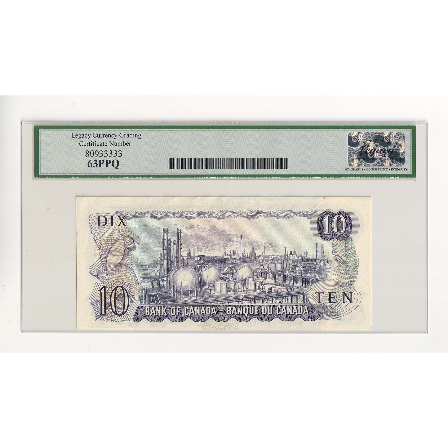 BC-49cA 1971 Canada $10 Lawson-Bouey, Replacement, *TT Legacy Certified CUNC63 PPQ