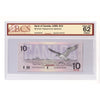 BC-57aS 1989 Canada $10 Thiessen-Crow, Specimen 0712, ADA BCS Certified CUNC62 Original