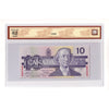BC-57aS 1989 Canada $10 Thiessen-Crow, Specimen 0712, ADA BCS Certified CUNC62 Original