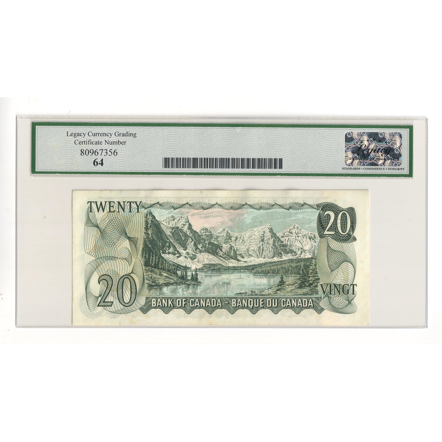 BC-50aA 1969 Canada $20 Beattie-Rasminsky, Replacement, *EA Legacy Certified CUNC64
