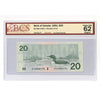 BC-58a-ii-N5-iv 1991 Canada $20 T-C, Low Serial #AIA0000170 BCS Certified CUNC62 Original
