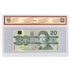 BC-58aS 1991 Canada $20 Thiessen-Crow, Specimen 0729, EIA BCS Certified CUNC62 Original